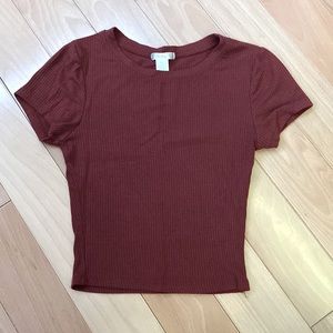 Red BOZZOLO Crop Top
